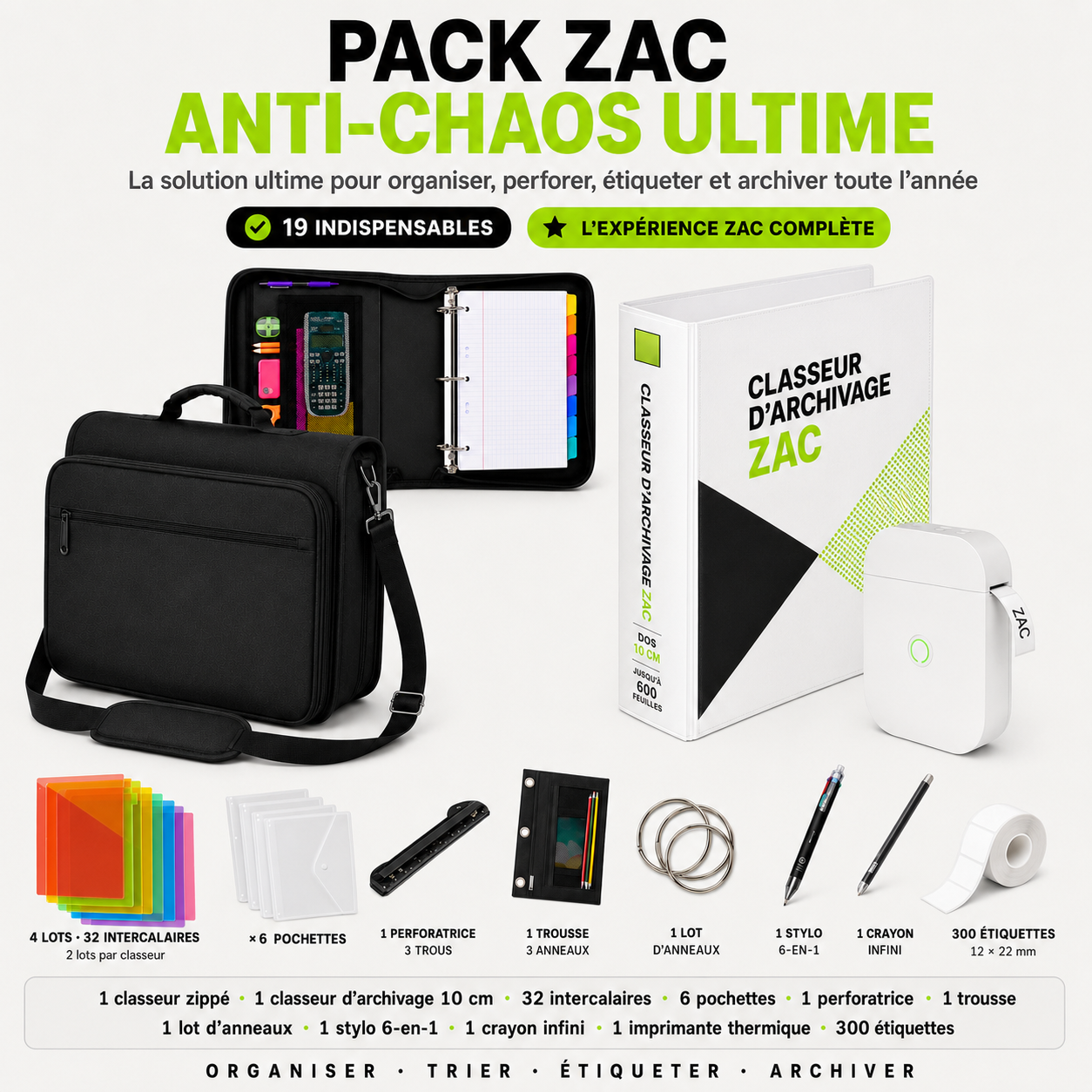 PACK ZAC ANTI CHAOS ULTIME