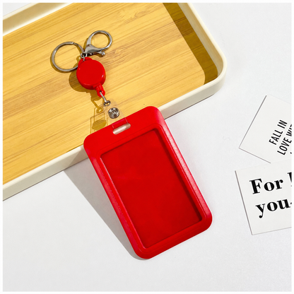 Porte-carte étudiant ZAC avec enrouleur rétractable et mousqueton