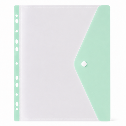 Pochette de classement A4 ZAC – Fermeture pression ou velcro