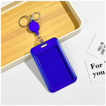 Porte-carte étudiant ZAC avec enrouleur rétractable et mousqueton