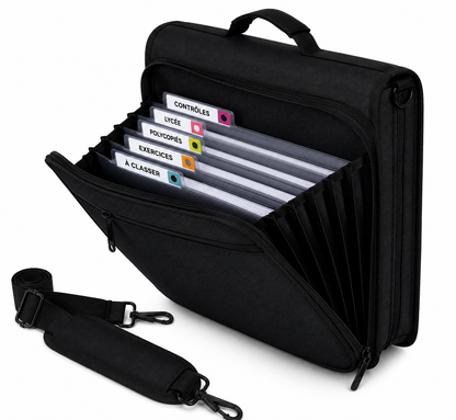 Organizer zippé ZAC – Le classeur anti-chaos scolaire tout-en-un