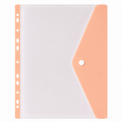 Pochette de classement A4 ZAC – Fermeture pression ou velcro