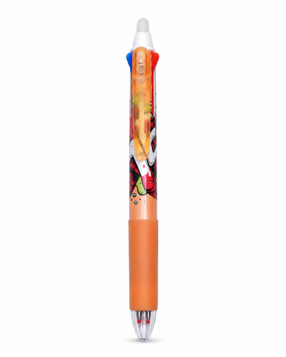 Stylo gel effaçable 3 couleurs ZAC – Street Art – Bleu, noir et rouge
