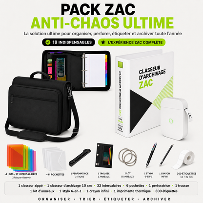 PACK ZAC ANTI CHAOS ULTIME