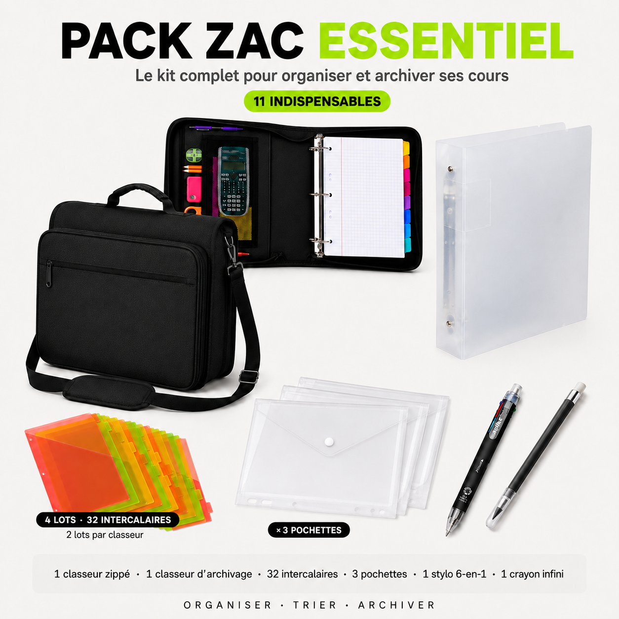 PACK ZAC ESSENTIEL