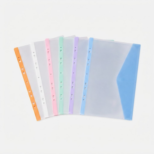 Pochette perforée pression