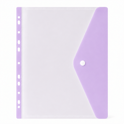 Pochette de classement A4 ZAC – Fermeture pression ou velcro